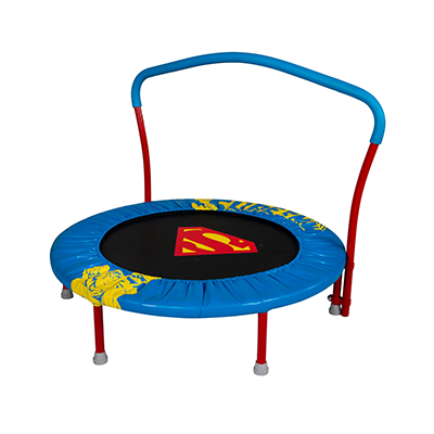 My First Superman 36-inch Trampoline with Handlebar
